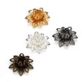 thumbnail image 4 of 20 Pieces 3D Multi-layer Lotus Flower Beads s Jewelry Findings Accessories, 4 of 8