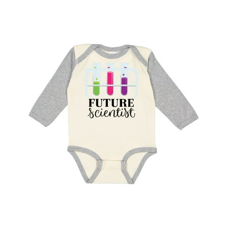 

Inktastic Future Scientist Girls Chemistry Gift Baby Girl Long Sleeve Bodysuit