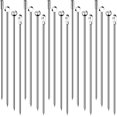 thumbnail image 1 of GHSDFBB 20 Pcs Pics à Cocktail pour Boissons, 4 Styles de Cure-Dents à Cocktail, Pics à Martini en Acier Inoxydable, Brochettes en Métal Réutilisables pour Olives Apéritifs Sandwich Fruit (4.3 Pouces), 1 of 7
