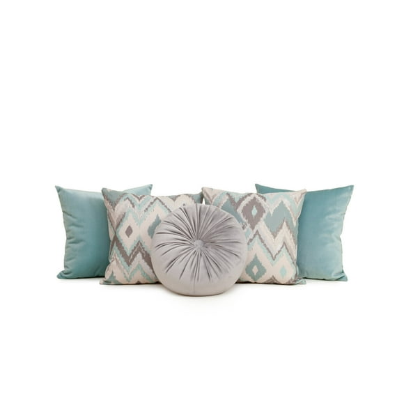 Set de Cojines Decorativos Antonela Set Aqua 1