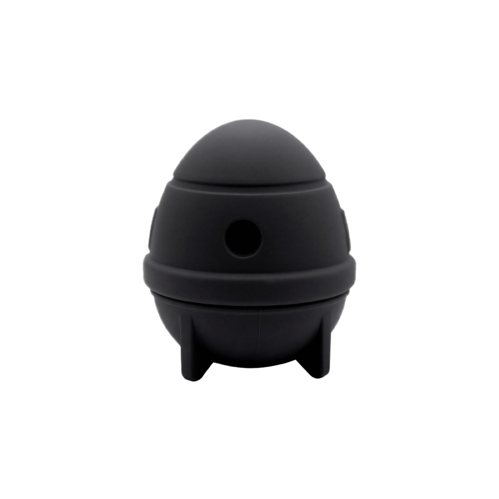 Dog Toys, Indestructible Dog Ball, Dog Treat Dispenser Toys, Dog Interactive Toys for Boredom, 4X3.5 Inch Black Silicone Slow Feeder Puzzle Ball for Dog Chew, Dog Relaxation
