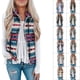 thumbnail image 5 of Tie Dye Sleeveless Fleece Vest, Comfortable Sleeveless Fleece Fluffy Vest Lightweight For Girls For Winter ANGGREK Otros, 5 of 6