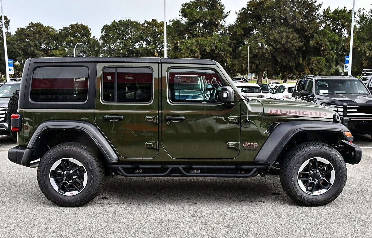 Vijay Running Boards Compatible with 2018-2019-2020-2021-2022-2023-2024-2025-2026 Jeep Wrangler JL 4-Door A Pair Bolt-on Side Steps Rails Steel Nerf Bars