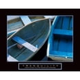 thumbnail image 3 of Unknown 18x15 Black Modern Framed Museum Art Print Titled - Tranquility - Boats, 3 of 5
