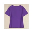 thumbnail image 2 of Playera Blusa De Capybara Con Una Hamburguesa Capibara Color Morado Talla Mediana Marca Emil SaEs, 2 of 4