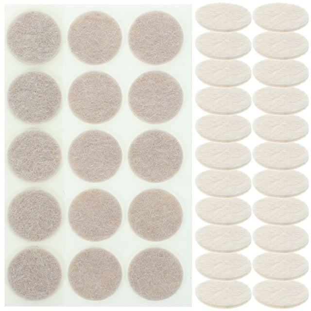 225pcs Round Felt Furniture Pads Chair Foot Pads Chair Leg Protector Chair Foot Felt Pads
