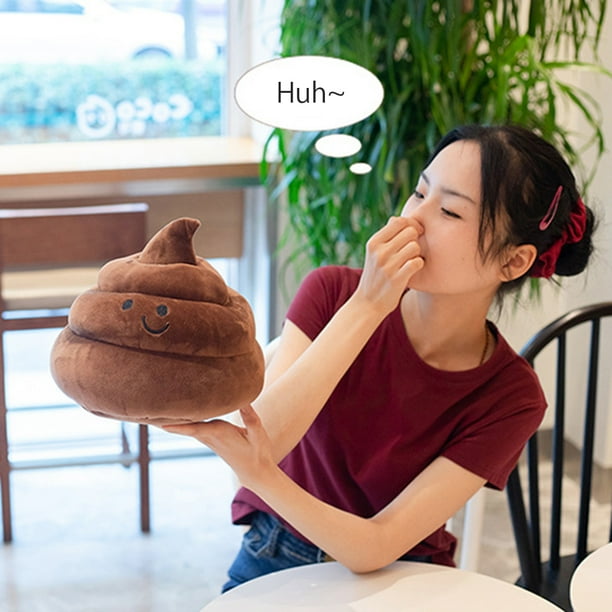 Muneca de almohada juguete de peluche divertido de caca muneco de peluche de caca de dibujos animados juguete de peluche divertido con caca