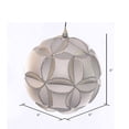 thumbnail image 2 of Vickerman 6" Champagne Matte Clover Ball Ornament, 2 per Bag, 2 of 2