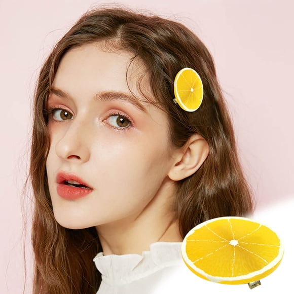 Paquete de cabello elástico redondo con lindos accesorios para el cabello de frutas para mujer, ideal para fiestas de carnaval.