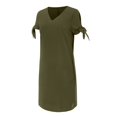 thumbnail image 3 of Vedolay Dresses For Women 2022 Women's Summer Side Slit Halter Maxi Dress,Green L, 3 of 5
