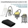 thumbnail image 2 of 8-Pack Foam Filter for Stanley 1-5 gal Vacuums, 25-1202,Compatible with Stanley SL18910P-3, SL18130P, SL18133, SL18129 Vacuums, 2 of 9