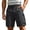 01# Black, variant on IhhxPro Men's Outdoor Cargo Shorts with Elastic Waist and Multi-Pockets Men Work Casual Hiking Cotton Relaxed Fit Summer M-2XL