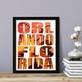 thumbnail image 3 of Designs ByLITA Orlando, Florida Inspirational, 5 x 7 Wooden Wall Print (Framed) | American Cities Stylish Home Decoration, 3 of 6
