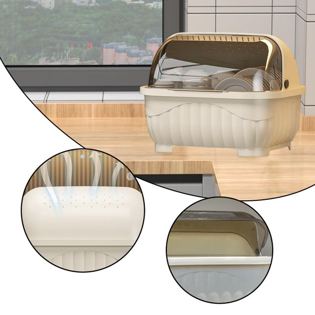 Escurreplatos, soporte para utensilios, bandeja de almacenamiento, organizador multiusos para mostrador, secador de platos, soporte para secador de