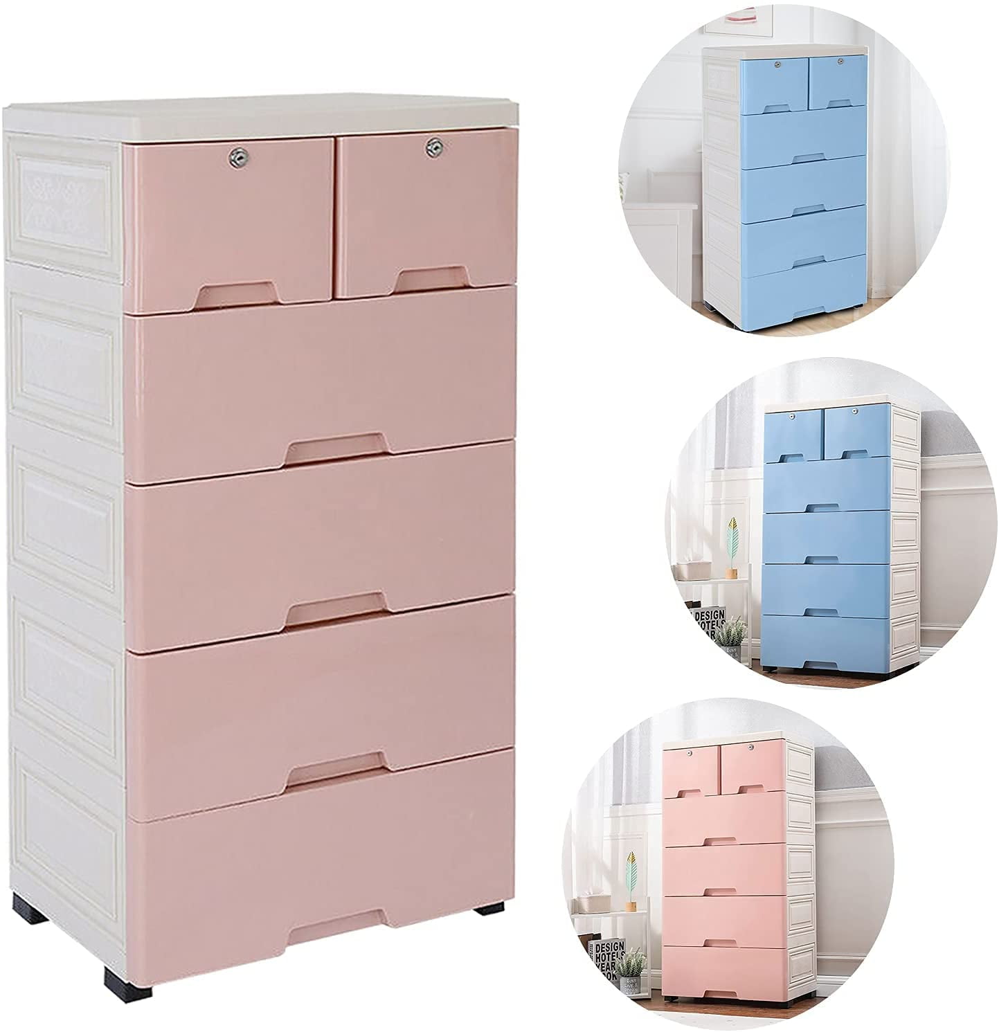 Plastic Storage Cabinets Drawers  Large Plastic Cabinet Drawers - Large  67cm - Aliexpress