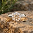 thumbnail image 6 of Rosec Jewels Lab Grown 2 Carat Diamond Engagement Ring for Women - IGI Certified - E-VS1 Quality - with Jewelry Box, 10K White Gold, US 4.50, 6 of 8