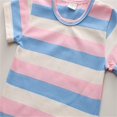 thumbnail image 6 of Gerichy Girls Summer Outfits, Toddler Girls Short Sleeve Valentine's Day Letter Embroider T Shirt Pullover Tops Skirts Outfits, 6 of 9