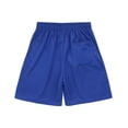 thumbnail image 4 of Ma Croix Men's Elastic Waist Stripe Track Shorts with Casual Drawstring, 4 of 5