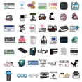 thumbnail image 2 of Calcomanías de vinilo Stickers Programmer Meme Codi, 50 unidades, 2 of 2