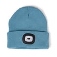 thumbnail image 2 of Linterna, gorro LED, recargable por USB, azul, 2 of 7