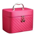 thumbnail image 1 of Travel Makeup Bag Fashion Top Handle Large Capacity Makeup Case Cosmetic Bag, 1 of 4