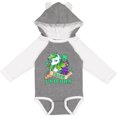 thumbnail image 3 of Inktastic St Patricks Day Irish Unicorn Illustration with Shamrocks Boys or Girls Long Sleeve Baby Bodysuit, 3 of 5