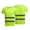 Orange, variant on Topumt Hi Vis Crew Neck High Visibility Work Tee Reflective Tape Safety Tops