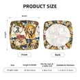 thumbnail image 6 of Lsque Watercolor Dogs Printed Square Couch Cushion Covers, Floral Sofa Cushion Covers Replacement, Stretch Couch Covers for Couch-16.9in, 6 of 9