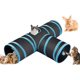 thumbnail image 2 of Túnel de juego para gatos, juguete para gatos, juguete para perros, túnel de juego de 3 vías para gatito, cachorro, conejo, perro pequeño TUNC Sencillez, 2 of 5