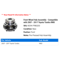 thumbnail image 2 of Front Wheel Hub Assembly - Compatible with 2007 - 2017 Toyota Tundra RWD 2008 2009 2010 2011 2012 2013 2014 2015 2016, 2 of 2