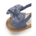 thumbnail image 5 of Luxsea Summer Baby Girls Shoes Non-Slip Canvas Bowknot Toddlers Newborn Infantil Sandals, 5 of 6
