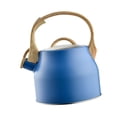 thumbnail image 3 of simhoa Stainless Steel Whistling Tea Kettle Portable Teapot for Dorm Tea Maker Home Blue, 3 of 8