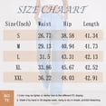 thumbnail image 3 of Casual Loose Fit Cargo Pants for Women High Waisted Straight Wide Leg Trousers with Functional Pockets for Daily Outdoor Outfits Beige L, 3 of 5