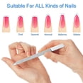 thumbnail image 2 of Stainless Steel Double Sided Nail File, Metal File Buffer for Fingernails Toenails, Manicure Files, Fine Grit, Round Tips, Durable, Portable for Travel, Suitable for Men and Women, 2 of 6