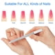 thumbnail image 1 of Lima de uñas de acero inoxidable, lima de uñas de doble cara, lima de Metal, limas de manicura para salón y hogar, 1 of 6