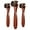 Brown, variant on Lsupdaol 3 Pieces Horsehair Polish Applicator Brush Kit Saddle Soap Shoe Shine Brush Leather Boot Clean Dauber Applicators
