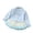 Light Blue, variant on Girls Knit Sweater Dress Two-Piece Outfit with Puff Sleeve Top and Puffy Skirt, Korean-Style Winter Holiday Baby Toddler Set