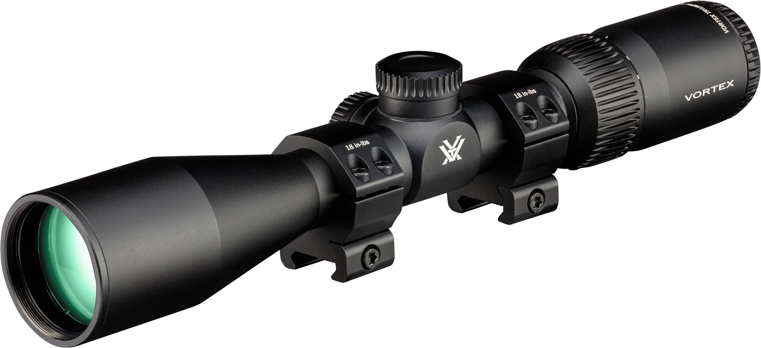 Vortex Triumph HD 3-9x40 Second Focal Plane, 1-inch Tube Riflescope Kit - Dead-Hold BDC (MOA) Reticle,  1" Hunter Rings - 0.90" Low Height, Neoprene Cover