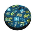 thumbnail image 3 of Easygdp Dump Truck Wheel Sun Guard, Spare Tire Cover,Universal Trailer Suv Truck Camper Travel,Easy To Install And Remove -14 Inch, 3 of 9