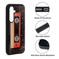 thumbnail image 2 of WIRESTER Shockproof Soft Rubber Cover Case for Samsung Galaxy A16 5G 6.7", Red Vintage Cassette Tape, 2 of 5