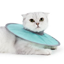 Waterproof Cat Recovery Collar, Adjustable Pet Cone Collar, Protective Cat Neck Cones to Stop Licking Wounds, Lightweight Kitten Cones After Surgery, Elizabethan E Collar for Cats, Small Dog, Puppy