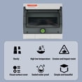 thumbnail image 3 of 4 Way Distribution Box, Easy To Install DIN Rail Enclosure 4 Way Water Proof Distribution Box Flame Retardant  for Indoor Outdoor Use, 3 of 7