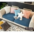 thumbnail image 7 of Rbaofujie Couch Cover Sofa Cover Stretch Sofa Cover, Sofa Fabric Furniture Cover, High Stretch Sofa Cover Pet Dog Friendly Non-slip, Oversized Elastic Furniture Cover Sofa Slipcover Blue, 7 of 7