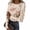 Multicolor#7, variant on Long Sleeve Shirts for Women Printed Crew Neck Fitted Knit Ribbed Top Casual Tee Fall Fashion Slim Basic Tops S-2XL