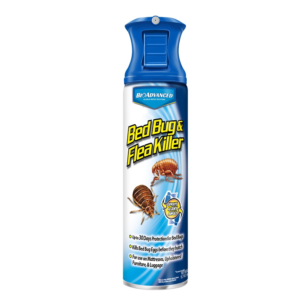 BioAdvanced Home Pest Bed Bug & Flea Killer, Continuous Spray, 15Ounce