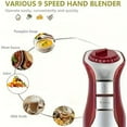 thumbnail image 4 of Low Noise Mixer, Food Processor, Handheld Mixer, Stainless Steel Rod Mixer, Egg Beater, 4 of 4
