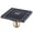 Gray, variant on Square Brass Floor Drain Cover Bathroom Shower Hair Catcher Double-layer Filter