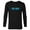 Black, variant on Ant-Man and the Wasp: Quantumania Movie Logo Reveal - Long Sleeve T-Shirt for Men - Customized-Black