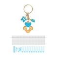 thumbnail image 1 of Recuerdo de baby shower, lindo llavero con bolsas de dulces y etiquetas de agradecimiento, llave de casa Azul, 1 of 7
