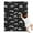 Black Cartoon Dinosaurs, variant on Black Cartoon Dinosaurs Skeletons Bones Pattern Blanket,Comfortable Soft Flannel Throw Blanket,All Season,Warm Lightweight Blankets for Sofa Bed Couch Living Room Chair,30"x40"